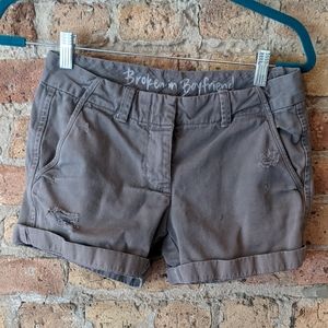 J Crew Broken in Boyfriend Shorts
